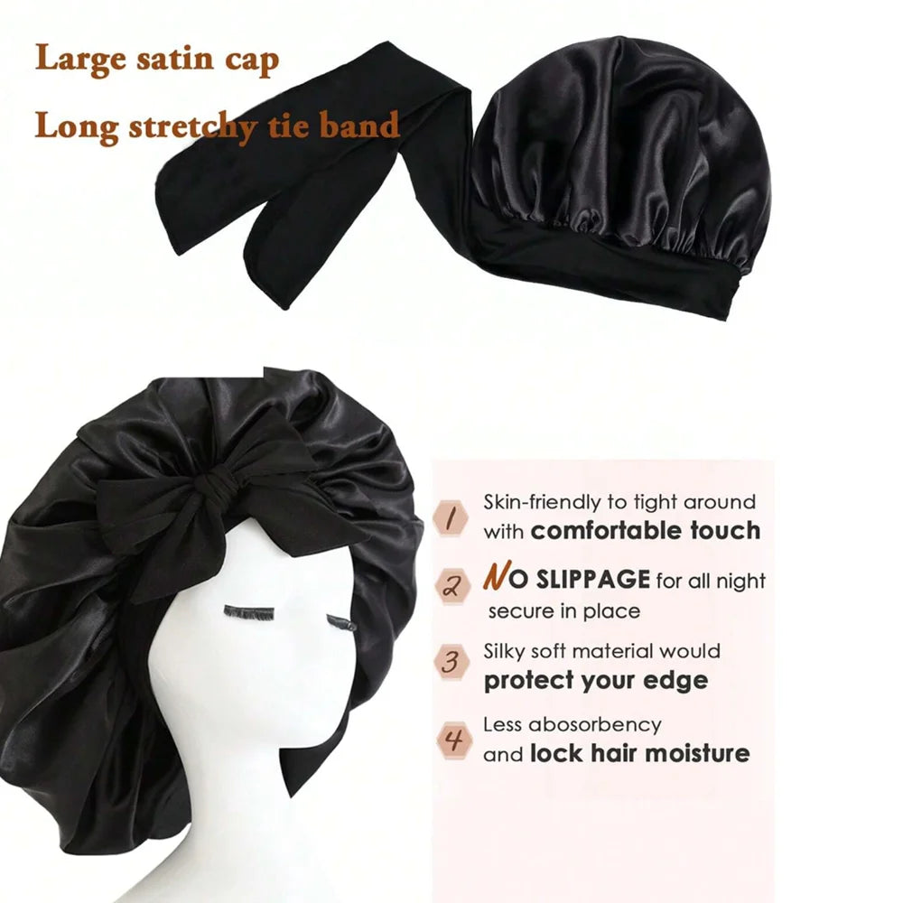 Luxurious Adjustable Satin Sleep Bonnet™