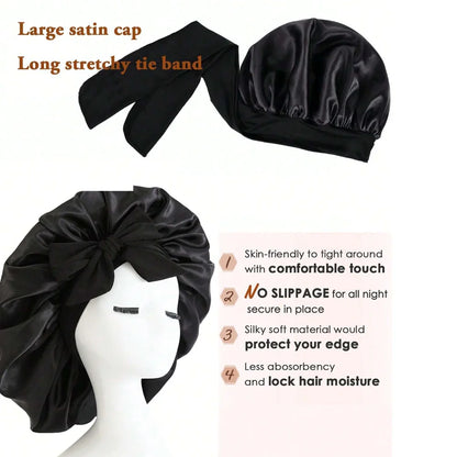 Luxurious Adjustable Satin Sleep Bonnet™